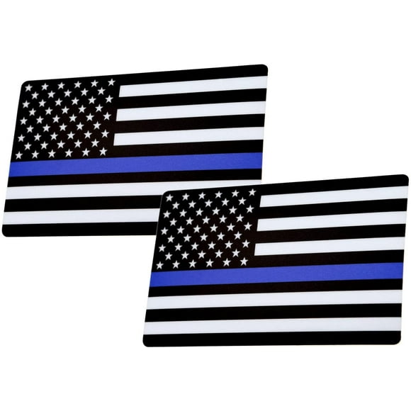 Hot Jersey Thin Blue Line Decals NJ Tattered American Flag Police Sticker Decal Hot Jersey Thin Blue Line Decals NJ Tattered American Flag Police Sticker Decal